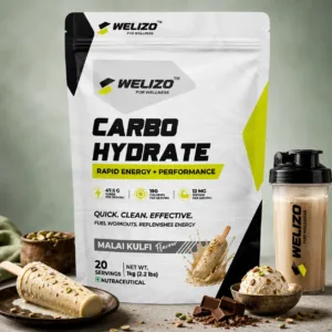 WELIZO Carbo Hydrate – Rapid Energy & Performance | Chocolate Malai Kulfi